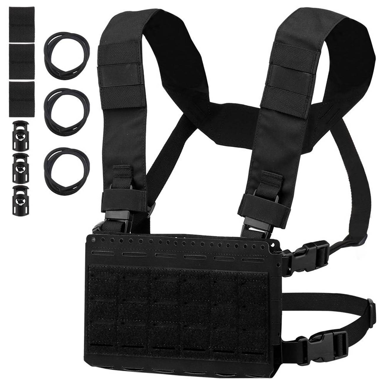 PMC - Micro E Chest Rig Taktisk Stridsvest - Svart - Game-On.no